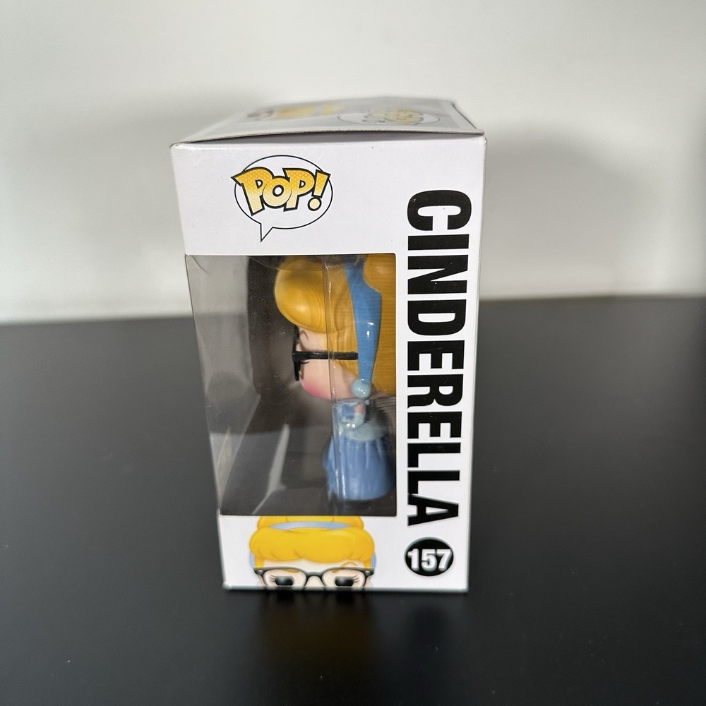 Funko Pop Disney Cinderella 157 Glasses Hot Topic Exclusive Vinyl Figure Vaulted - Picture 2 of 6
